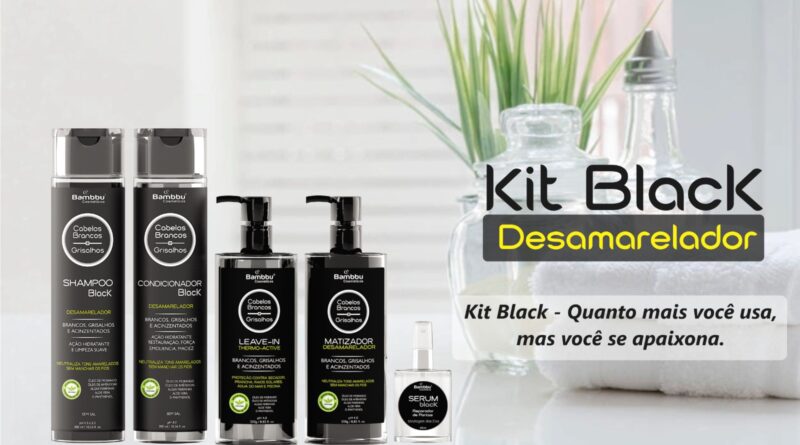 Linha de produtos Bambbu - Kit Black Desamarelador
