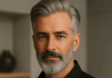 Cuidando do Seu Estilo: Guia Prático para Homens com Cabelos Grisalhos Cuidando do seu estilo guia homens - Imagem gerada por IA