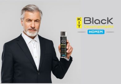 Kit Black Homem - Shampoo - Imagem gerada por IA