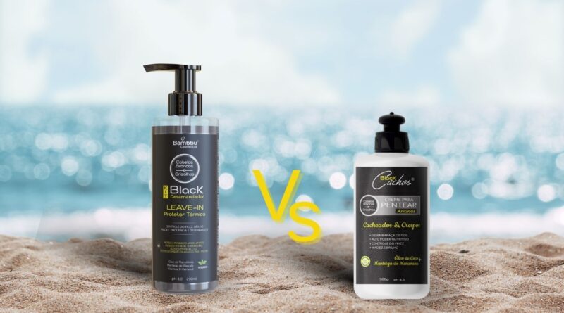 Produto Leave-in/protetor termico vs creme para pentear