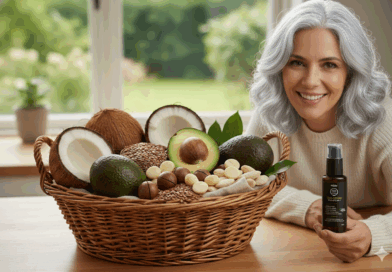 Oleo capilar blend cesta - Imagem gerada por IA