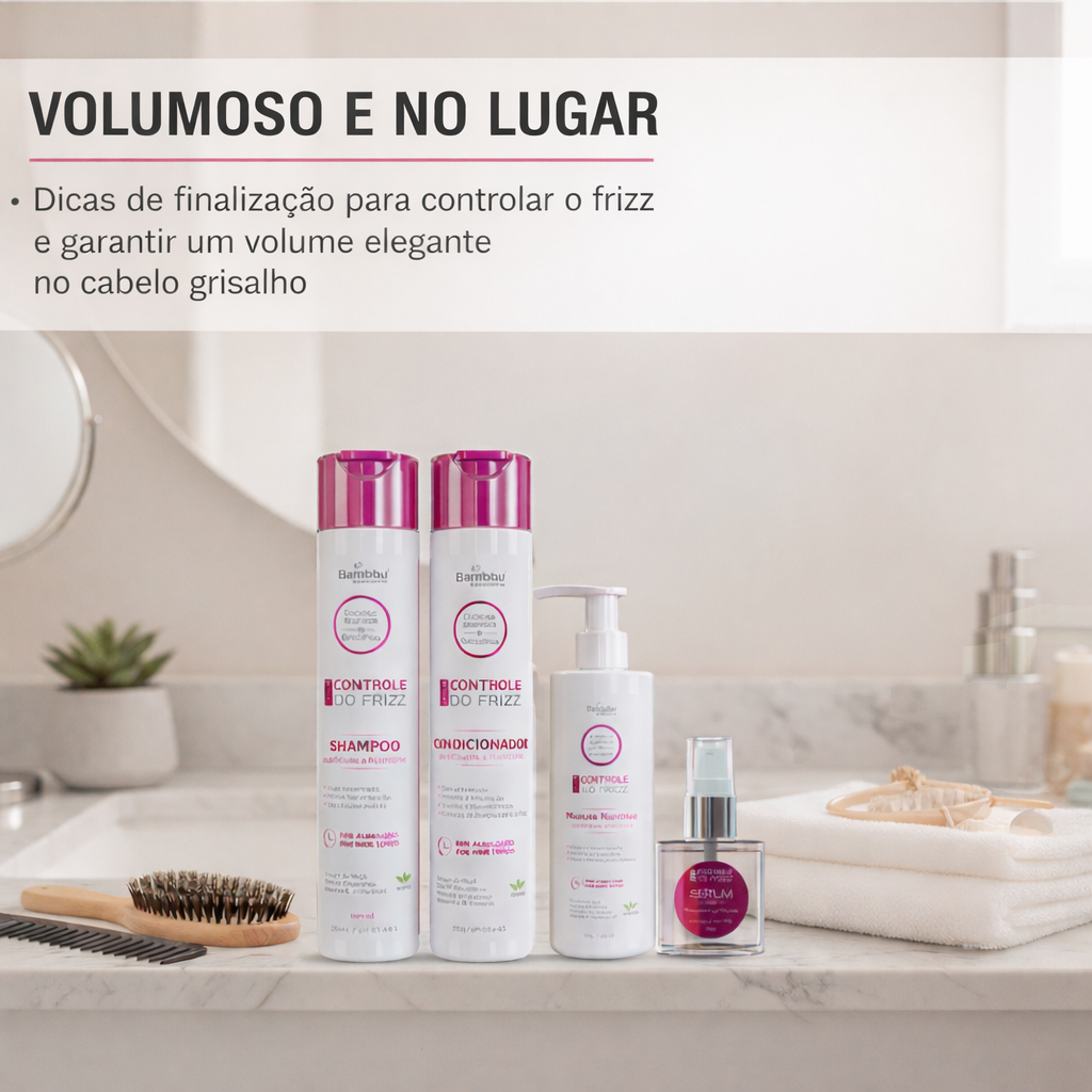 Kit Controle do Frizz 4-Passos - Imagem gerada por IA