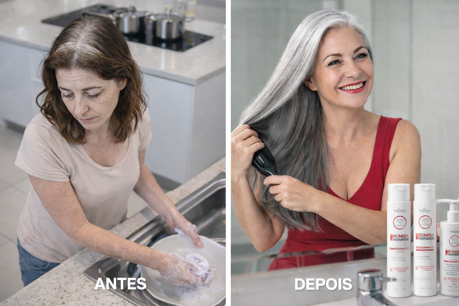 Transição Capilar Kit Bomba - Imagem gerada por IA