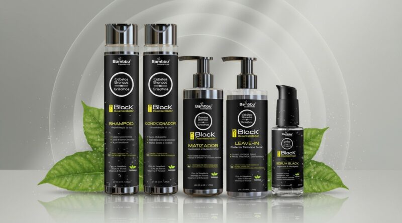 Kit Black Desamarelador Cabelos Brancos e Grisalhos