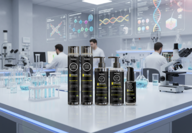 Grisalho bonito não é genética. É tratamento certo. Kit Black Desamarelador 5 passos - laboratorio genetica - imagem gerada por IA